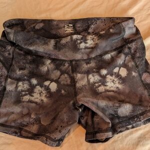 Champion Women's Black and Gray Athletic Shorts